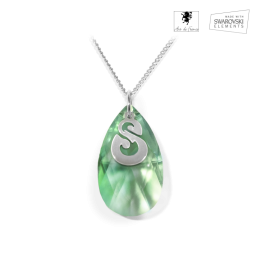 Emerald Dofus pendant in Swarovski crystal
