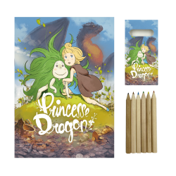 Kit de coloriage Princesse Dragon