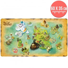 DOFUS Giant map of World of twelve mouse pad