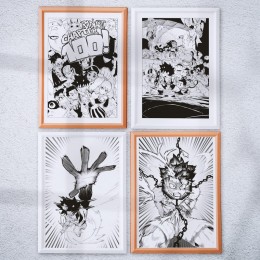 Pack of 4 reproduced manga pages - Radiant