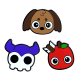 Pack 2 – pin’s Créatures – Ouginak, Crâ, Sram