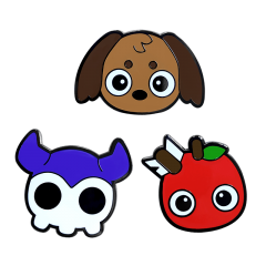 Pack 2 – Creatures pins – Ouginak, Cra, Sram