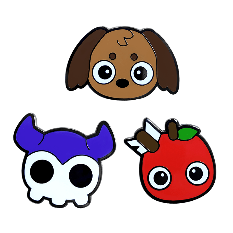 Pack 2 – Creatures pins – Ouginak, Cra, Sram