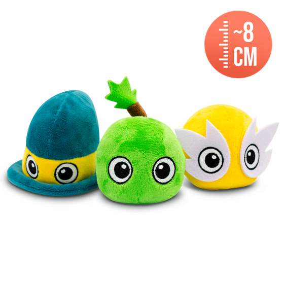 Pack 4 – Creatures stuffed toys – Xelor, Sadida, Enutrof