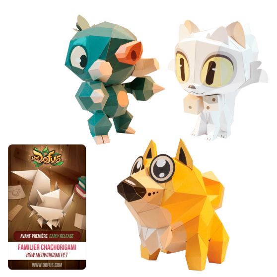 Pack of Three Paper Toys