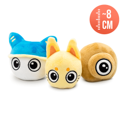 Pack 6 – Creatures stuffed toys – Ecaflip, Eliotrope, Foggernaut