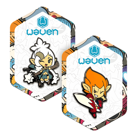 WAVEN Pins - Piven and Brutal