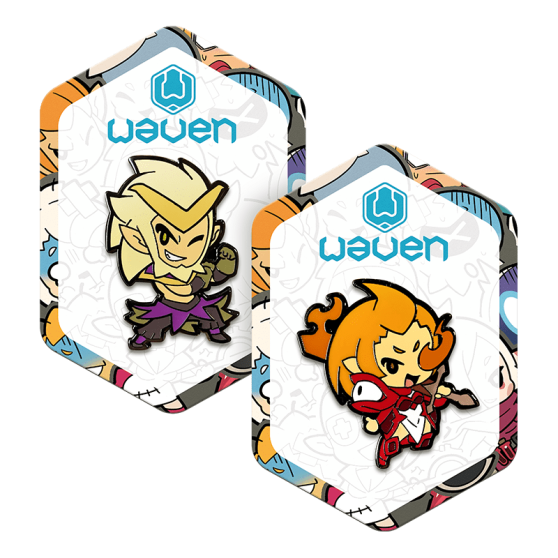 Pin’s WAVEN – Kasai et Bunelame