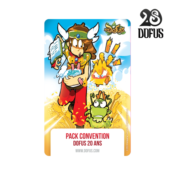 DOFUS 20th Anniversary Convention card