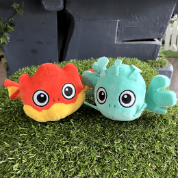 PELUCHES CREATURES DRAGONS PACK 2 : DOFUS TURQUOISE ET POURPRE