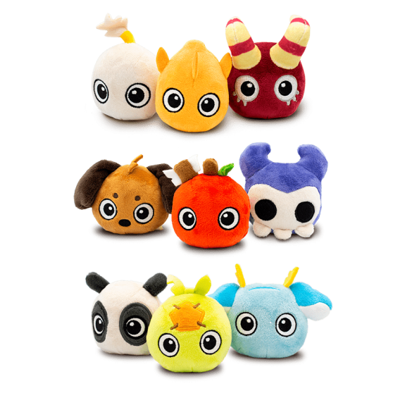 Creatures Stuffed Toys Pack – 1, 2, 3