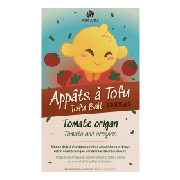 Crackers apéritifs – Appâts à Tofu : tomate origan