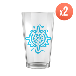 Verres WAKFU Eliatrope 33 cl – Pack de 2