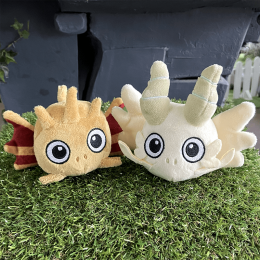 Dragon Creatures Stuffed Toys – Ochre and Ivory Dofus