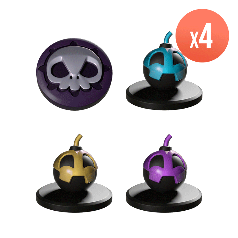 Bombs Pack - Krosmaster Prize - Boardgames