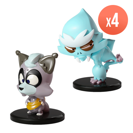 Snowfoux + YeCh'ti Pack - Krosmaster Figurine