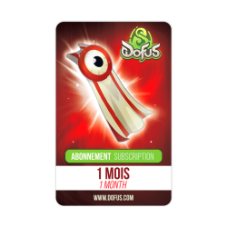 Carte 1 mois d’abonnement à DOFUS