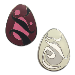 Pack of Two DOFUS Pins – Ebony and Ivory