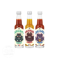 Pack de 3 hot sauces - Rubilax, Ombrage, Rushu