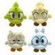 Pack de 4 peluches Tofus WAKFU