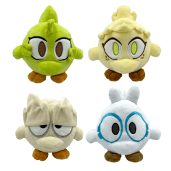 Pack of 4 WAKFU Stuffed Tofu Toys