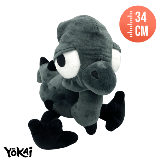 Peluche Dragodinde Ébène – Version Yokai