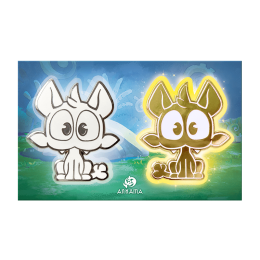 Pack 2 pin’s Chacha – Blanc et doré