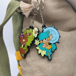 Porte-clés Yugo et Amalia – WAKFU : La Grande Vague