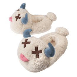Chaussons peluche Bouftou