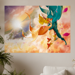 AFFICHE D'ART XXL WAKFU VAGUE 2025 - YUGO/AMALIA