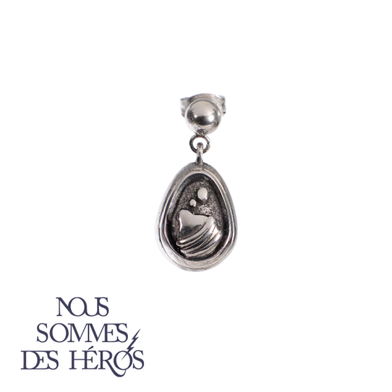 BOUCLES D'OREILLES OEUF DOFUS TURQUOISE NSDH