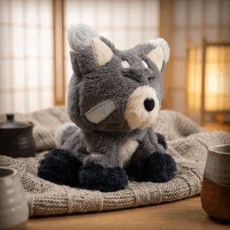 Brindled Minifoux Stuffed Toy