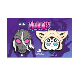 Pack of 2 Miniobles Pins &ndash; Qilby & Toross