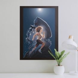 Affiche d&rsquo;art XXL&ndash; Run to Heaven