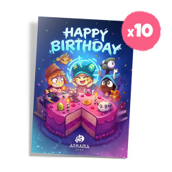 Cartes anniversaire Ankama – Pack de 10