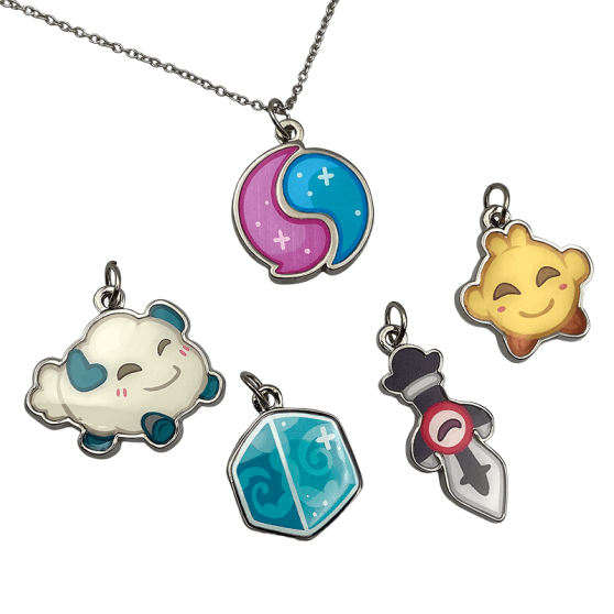 Collier pendentif multi-charms – DOFUS