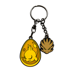 PORTE-CLEF METAL DOFUS OCRE + CHARMS