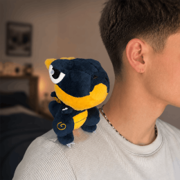 Peluche mini dragoune aimant&eacute;e