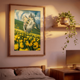 Affiche d&rsquo;art XXL Fabula Fantasia &ndash; Radiant