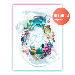 Affiche d&rsquo;art XXL &ndash; Ankama 25 ans