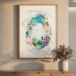 Affiche d&rsquo;art XXL &ndash; Ankama 25 ans