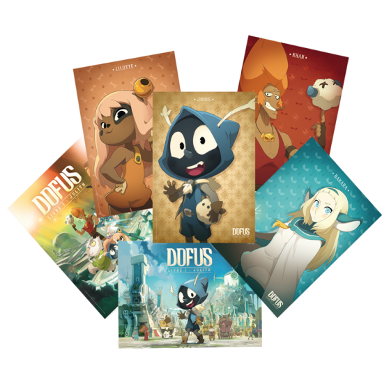 Pack of 6 posters from the DOFUS movie